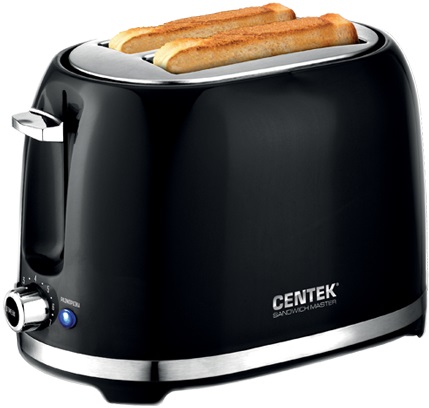 Тостер Centek СТ-1432 Black; 850 Вт;