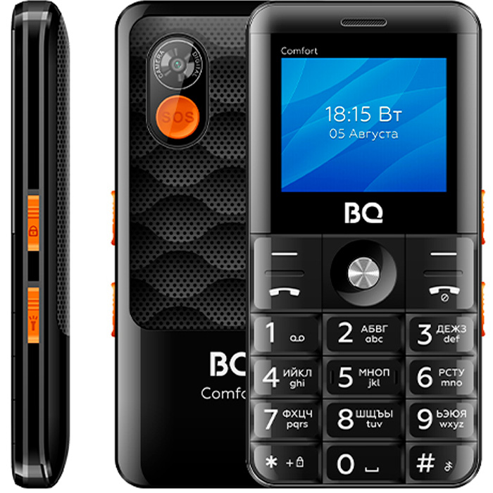 Мобильный телефон BQ Comfort Black (BQ-2006);