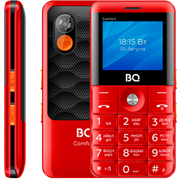 Мобильный телефон BQ Comfort Red Black