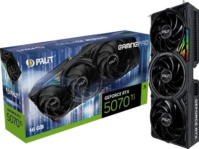 Видеокарта nVidia RTX 5070Ti Palit GamingPro