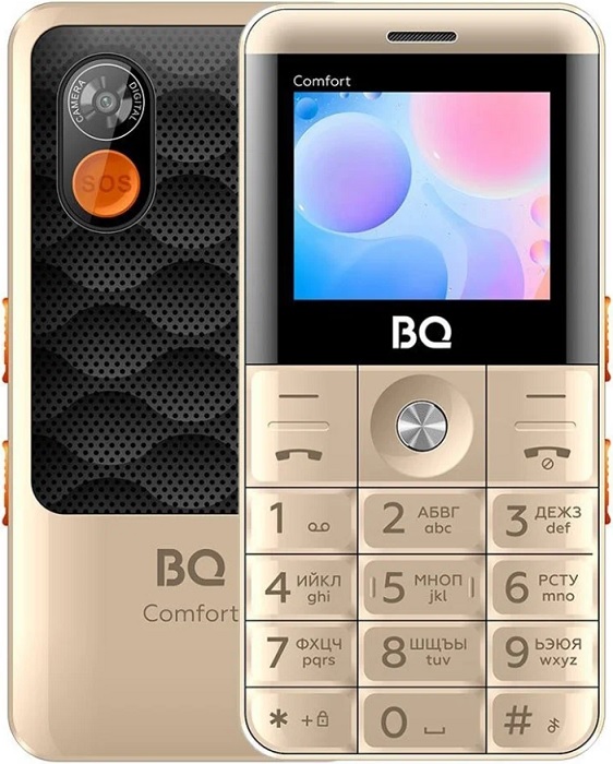 Мобильный телефон BQ Comfort Gold Black