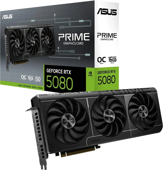 Видеокарта nVidia RTX 5080 Asus PRIME-RTX5080-O16G