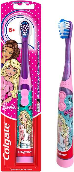 Электрическая зубная щетка Colgate Sonic "Barbie";