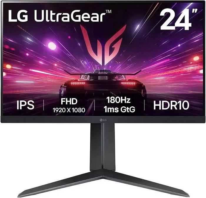 Монитор 24" LG 24GS65F-B; IPS; 1920x1080;