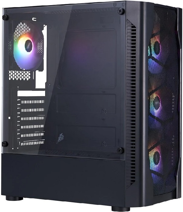 Корпус 1STPLAYER DK D4 BLACK (D4-BK-4F1);