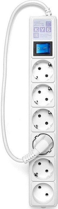 Сетевой фильтр 0,5 м PowerCube (SPG(5+1)-16B-0,5М);