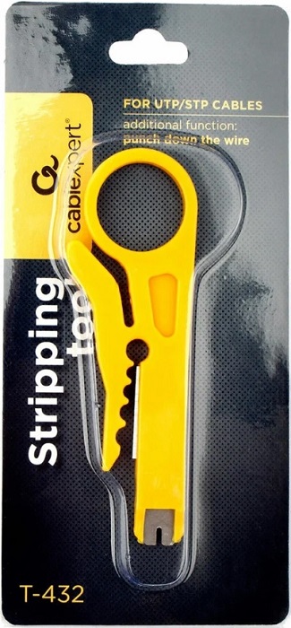 Инструмент для заделки кабеля Cablexpert T-432;