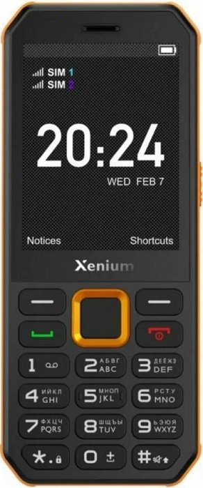 Мобильный телефон Philips Xenium X300 Orange;