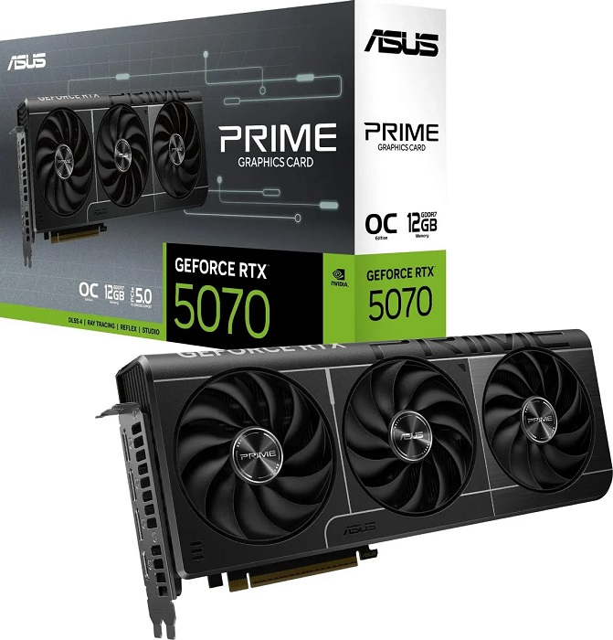 Видеокарта nVidia RTX 5070 Asus PRIME-RTX5070-O12G