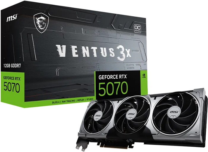 Видеокарта nVidia RTX 5070 MSI RTX
