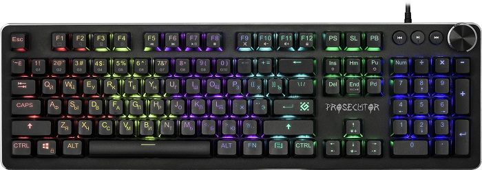 Клавиатура Defender Prosecutor GK-370L RU (45370);
