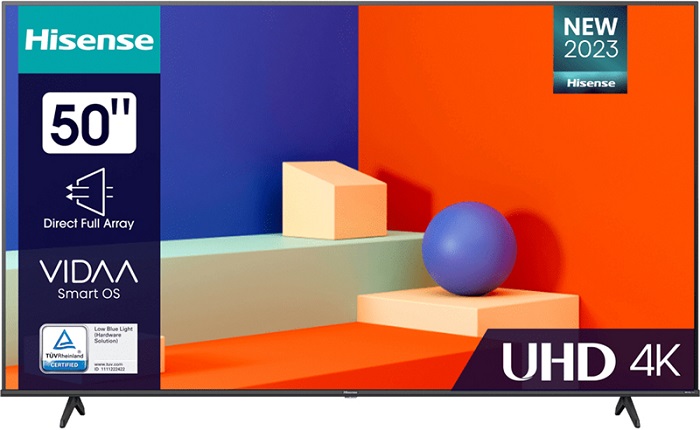 Телевизор 50" Hisense 50A6K; Direct LED;