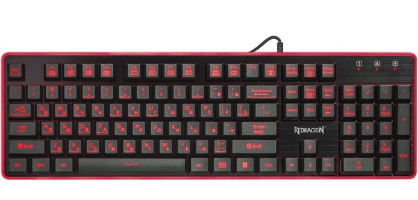 Клавиатура Redragon Dyaus (75076); мембранная; 17