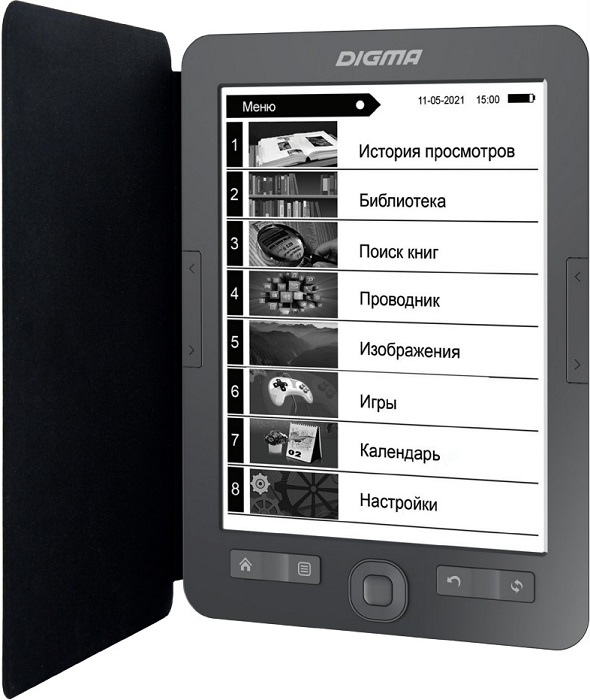 Электронная книга Digma M1; 6"E-ink Carta