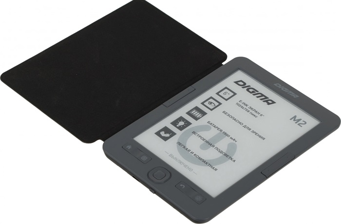 Электронная книга Digma M2; 6"E-ink Carta