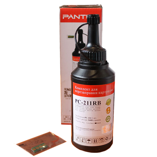 Заправочный набор Pantum (PC-211RB); P2200/07/09/2500/05/07/09; M6500/50/57/6600/07;