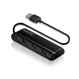 USB-хаб Ginzzu GR-434UB; 4 порта с