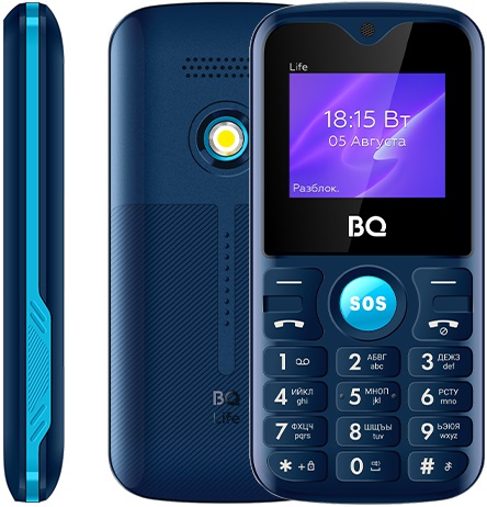 Мобильный телефон BQ Life Blue (BQ-1853);