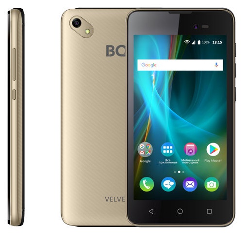 Смартфон BQ Velvet 1/8Гб Gold (BQ-5035);