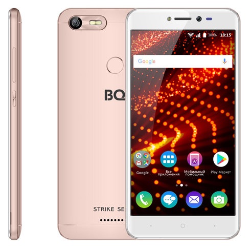 Смартфон BQ StrikeSelfie 1/8Гб Rose Gold