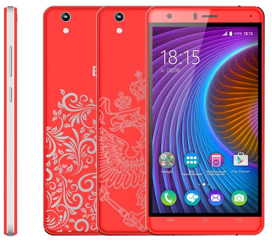 Смартфон BQ Nice2 Red (BQ-5503); 5.5"IPS(1280x720);