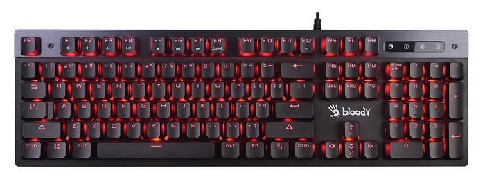 Клавиатура A4Tech Bloody B500; мембранно-механическая; LK