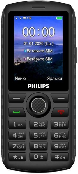 Мобильный телефон Philips Xenium E218 Dark