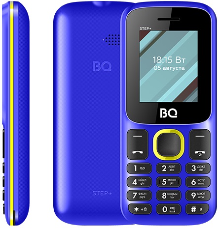 Мобильный телефон BQ Step+NewBlue Yellow (BQ-1848);