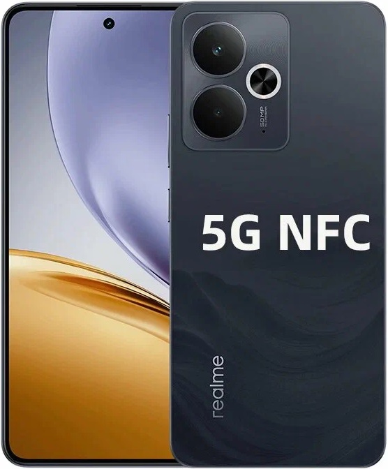 Смартфон Realme 14T 5G 12/256Гб Obsidian