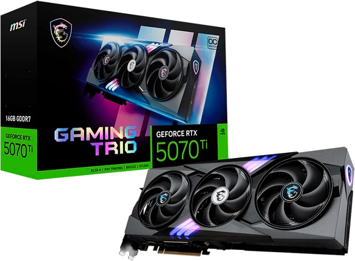 Видеокарта nVidia RTX 5070Ti MSI RTX
