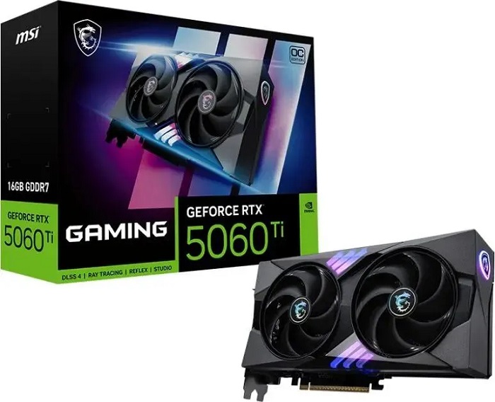 Видеокарта nVidia RTX 5060Ti MSI RTX