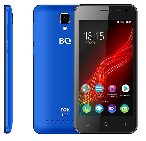 Смартфон BQ FoxLTE 1/8Гб Blue (BQ-4500L);