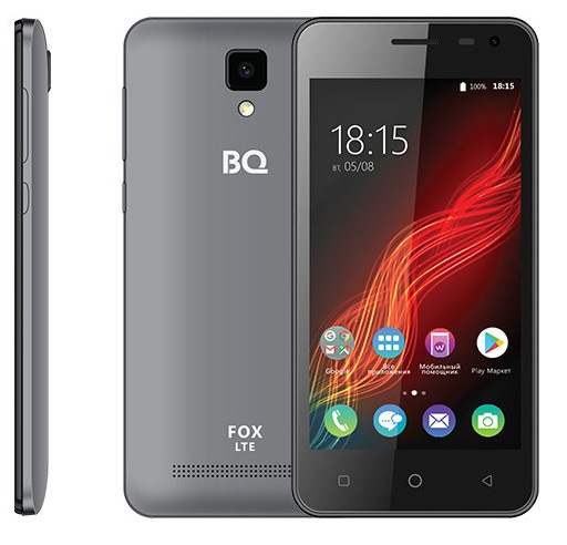 Смартфон BQ FoxLTE 1/8Гб Grey (BQ-4500L);