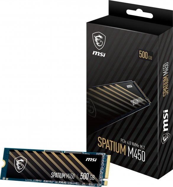 SSD-накопитель M.2 NVMe 500Гб MSI SPATIUM