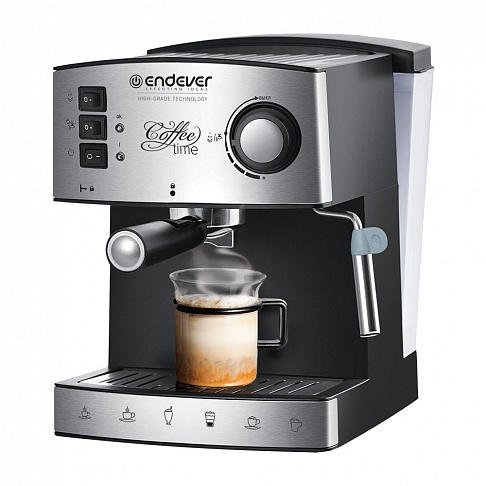 Кофеварка рожковая Endever Costa-1060; 1000 Вт;