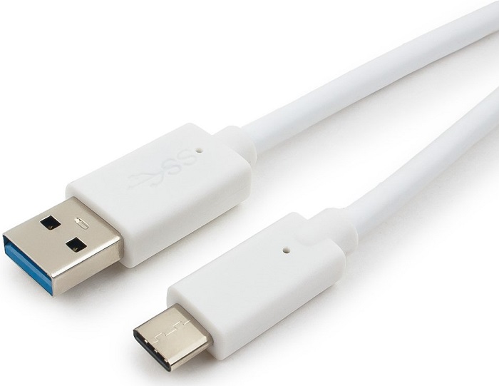 Кабель AM/Type-C USB 3.0 Cablexpert (CCP-USB3-AMCM-1M-W);