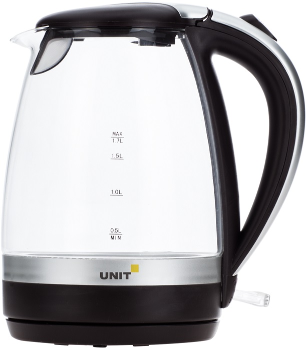 Электрочайник UNIT UEK-254 Black Silver; 2200