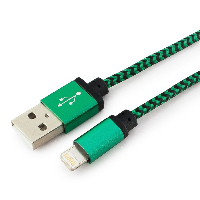 Кабель AM/Lightning Cablexpert (CC-ApUSB2gn1m); 1 м;