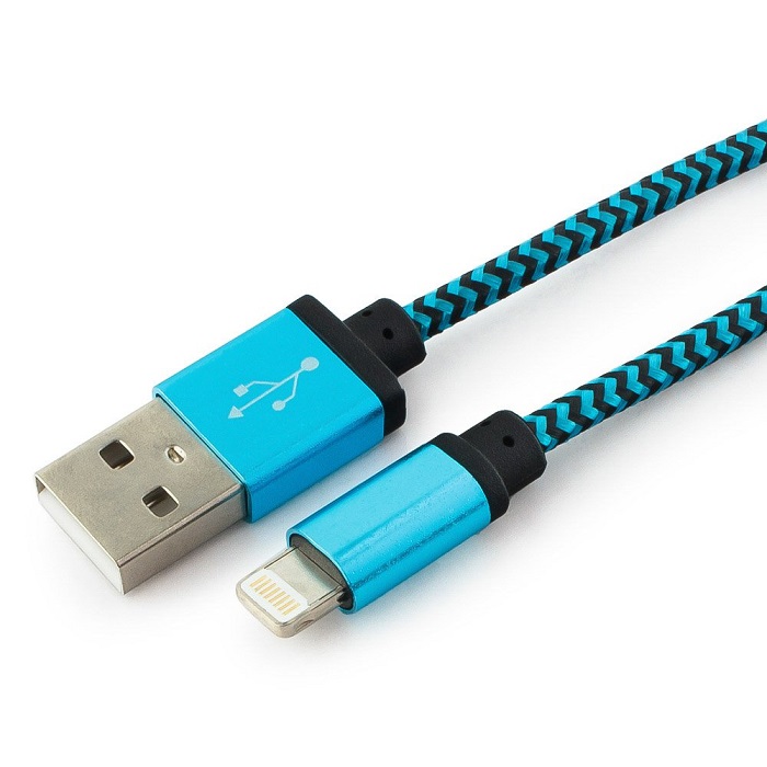 Кабель AM/Lightning Cablexpert (CC-ApUSB2bl1m); 1 м;