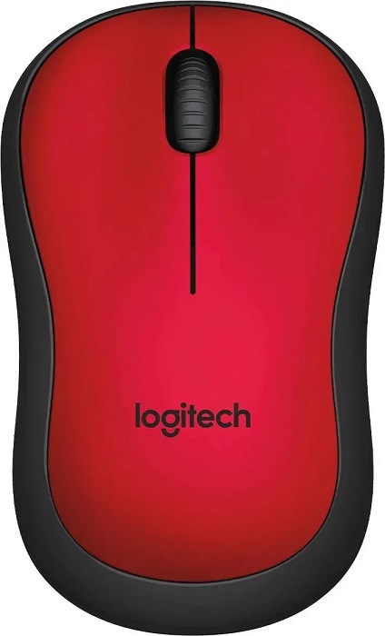 Мышь беспроводная Logitech M220 Silent Red