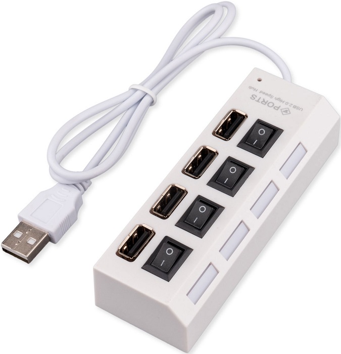 USB-хаб Gembird UHB-243-ADW; 4 порта с