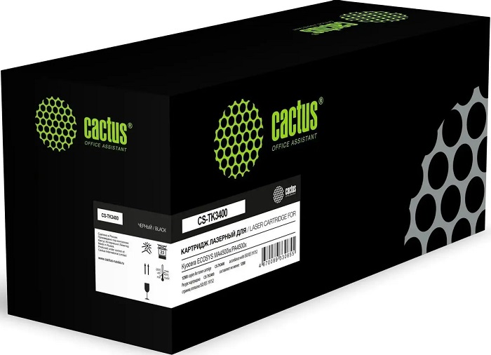 Картридж лазерный Cactus CS-TK3400; для Kyocera