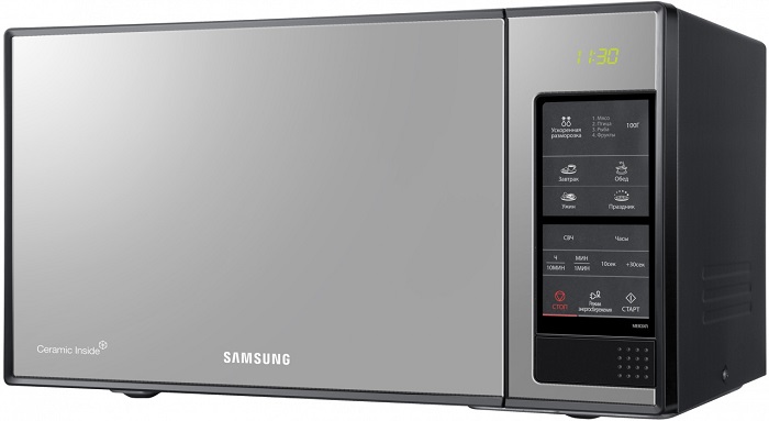 Микроволновая печь Samsung ME83XR/BWT; 850/1250 Вт;