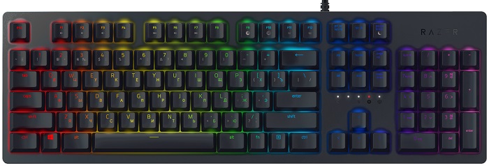 Клавиатура Razer Huntsman (RZ03-02521100-R3R1); оптомеханическая; Razer