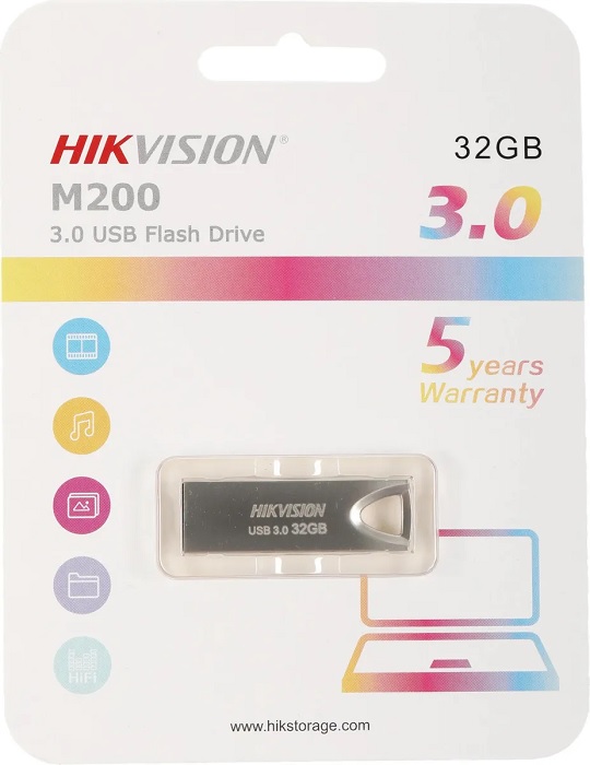 USB-флэш 32 ГБ Hikvision M200 (HS-USB-M200/32G/U3);