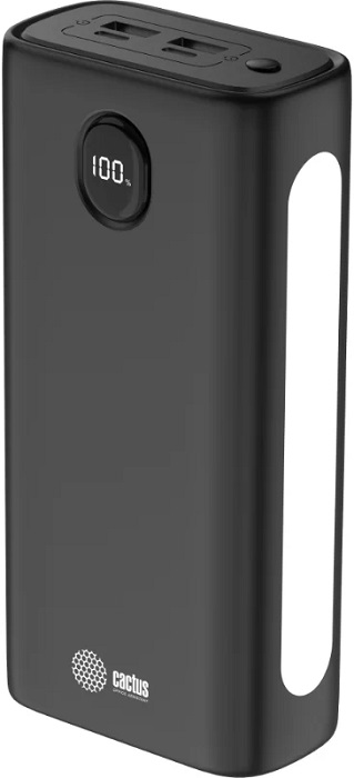 Портативный аккумулятор 30 000 мАч Cactus