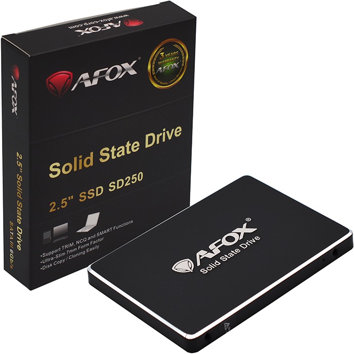 SSD-накопитель 2.5" 480Гб AFOX SD250 (SD250-480GQN);