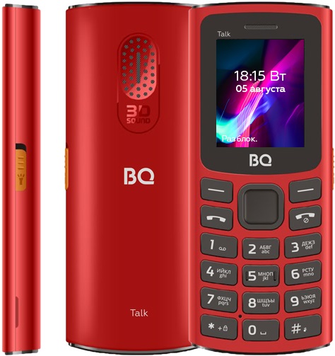 Мобильный телефон BQ Talk Red (BQ-1862);