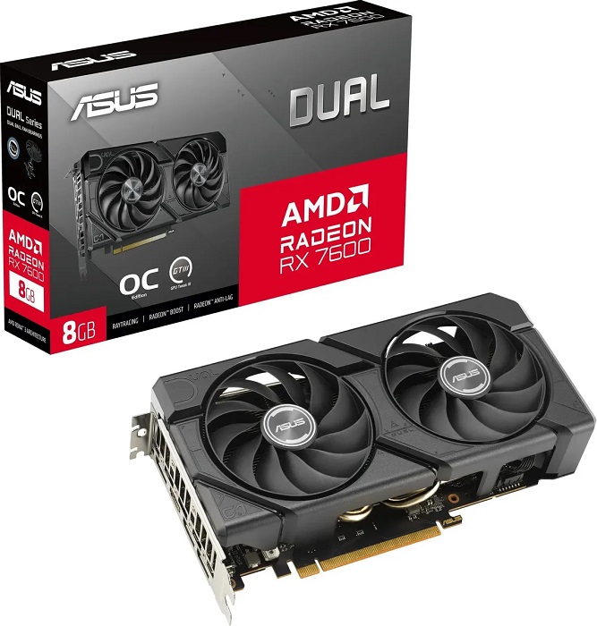 Видеокарта AMD Radeon RX 7600 Asus