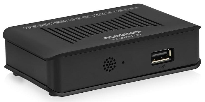 Цифровой ресивер DVB-T2 TELEFUNKEN (TF-DVBT221); HDMI,USB,AV;